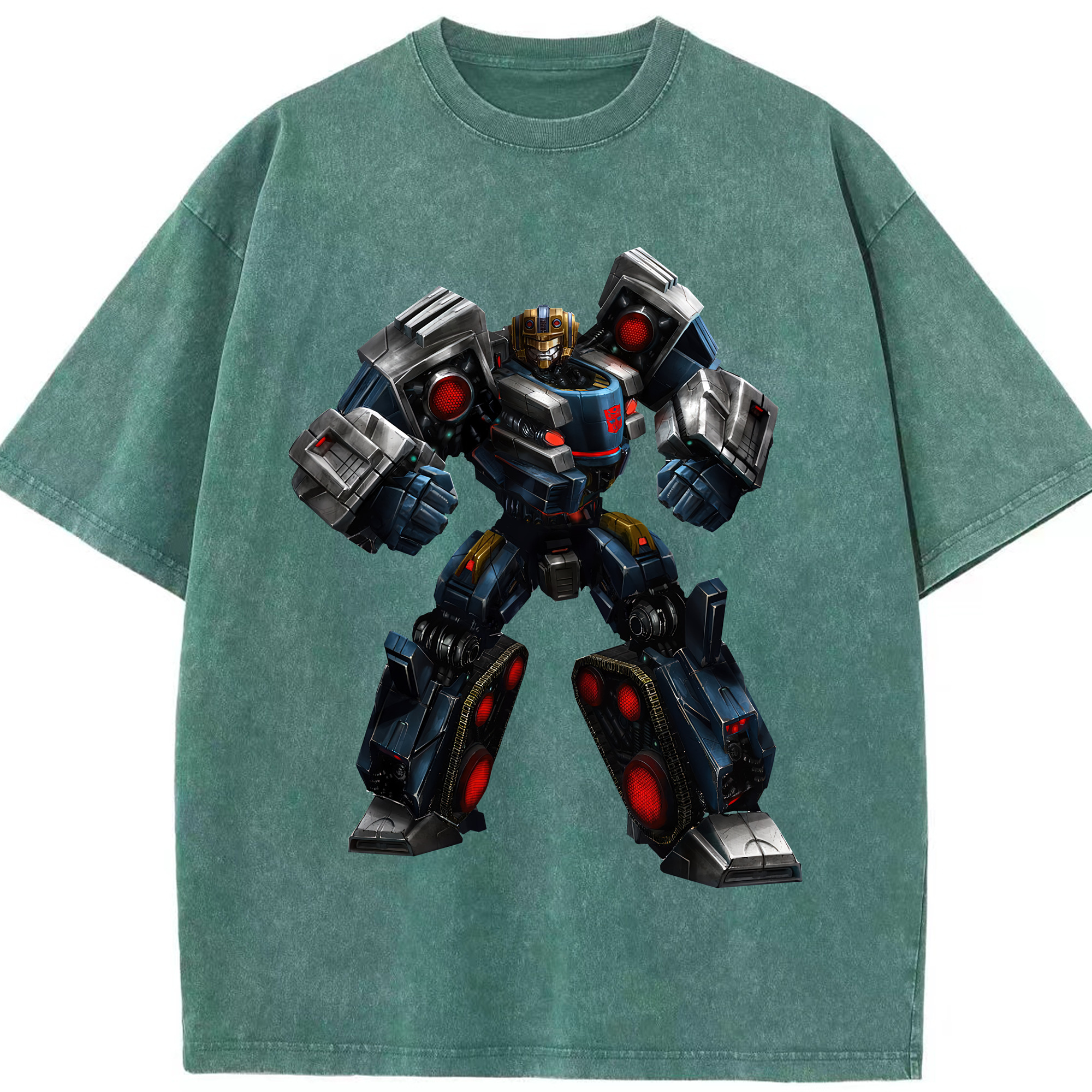 （画像用） Transformers トランスフォーマー 綿100% ヴィンテージ風 半袖Tシャツ（フロントプリント）